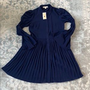MICHAEL Michael Kors True Navy Long Sleeved Dress